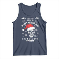 Dark Christmas Spirit Board Tank Top Creepy Merry Xmas Skull and Ouija Horror Holiday - Wonder Print Shop
