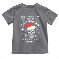 Dark Christmas Spirit Board Toddler T Shirt Creepy Merry Xmas Skull and Ouija Horror Holiday - Wonder Print Shop