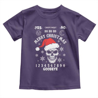 Dark Christmas Spirit Board Toddler T Shirt Creepy Merry Xmas Skull and Ouija Horror Holiday - Wonder Print Shop