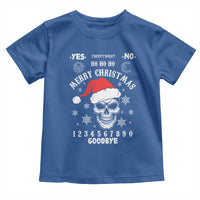 Dark Christmas Spirit Board Toddler T Shirt Creepy Merry Xmas Skull and Ouija Horror Holiday - Wonder Print Shop