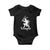 Mythical Krampus Baby Onesie Scary Christmas Horror Occult Holiday Eastern Folklore