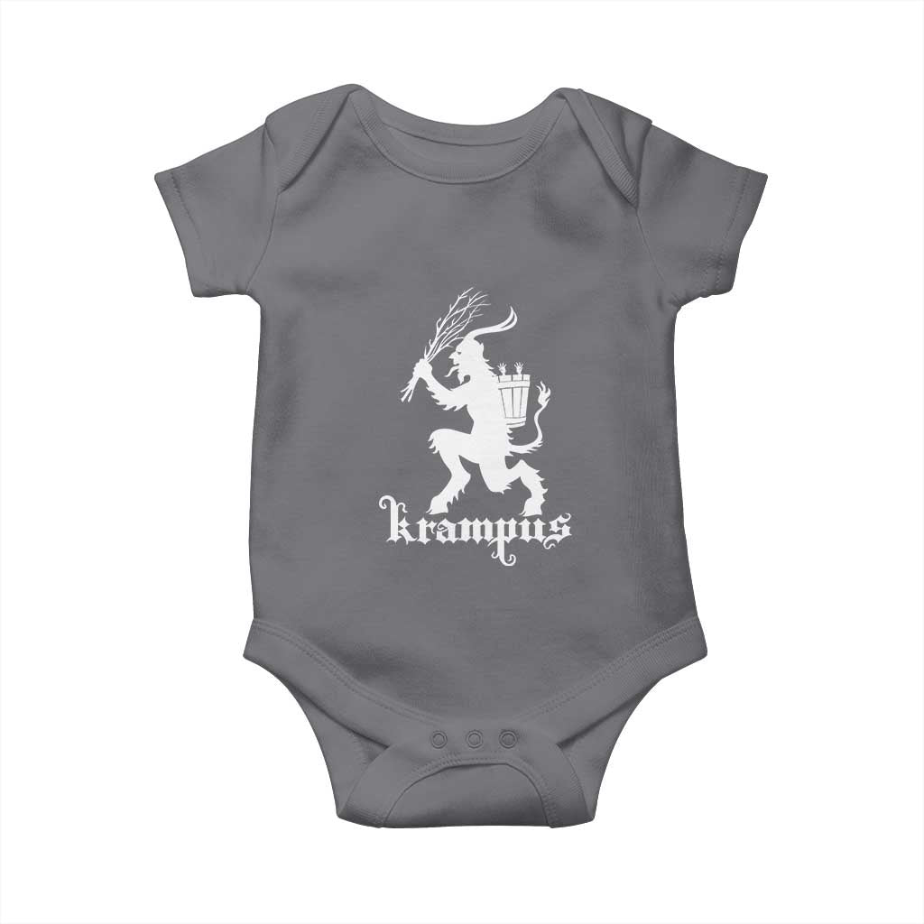 Mythical Krampus Baby Onesie Scary Christmas Horror Occult Holiday Eastern Folklore