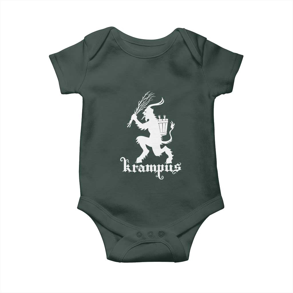 Mythical Krampus Baby Onesie Scary Christmas Horror Occult Holiday Eastern Folklore