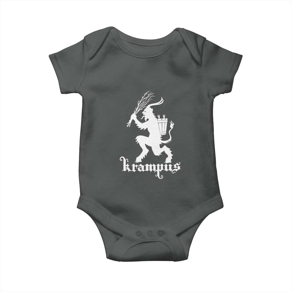 Mythical Krampus Baby Onesie Scary Christmas Horror Occult Holiday Eastern Folklore