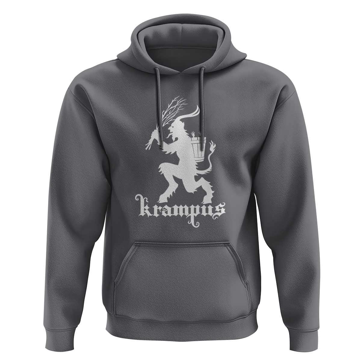 Mythical Krampus Hoodie Scary Christmas Horror Occult Holiday Eastern Folklore