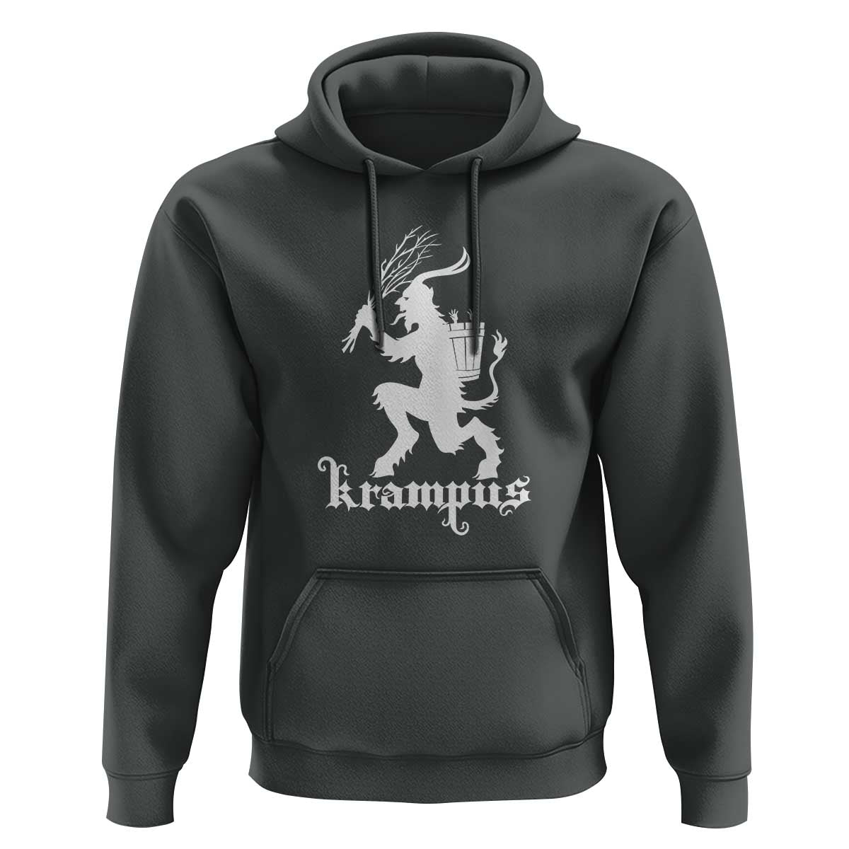 Mythical Krampus Hoodie Scary Christmas Horror Occult Holiday Eastern Folklore