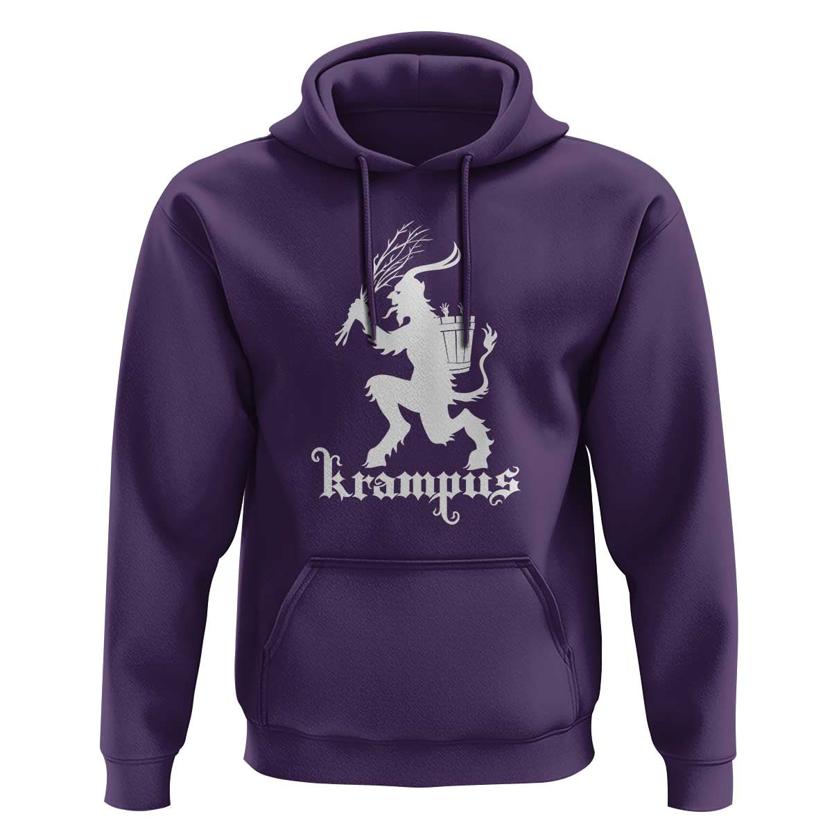 Mythical Krampus Hoodie Scary Christmas Horror Occult Holiday Eastern Folklore