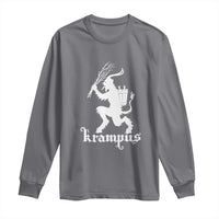 Mythical Krampus Long Sleeve Shirt Scary Christmas Horror Occult Holiday Eastern Folklore