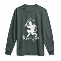Mythical Krampus Long Sleeve Shirt Scary Christmas Horror Occult Holiday Eastern Folklore