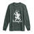 Mythical Krampus Long Sleeve Shirt Scary Christmas Horror Occult Holiday Eastern Folklore
