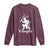 Mythical Krampus Long Sleeve Shirt Scary Christmas Horror Occult Holiday Eastern Folklore