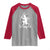 Mythical Krampus Raglan Shirt Scary Christmas Horror Occult Holiday Eastern Folklore
