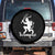 Mythical Krampus Spare Tire Cover Scary Christmas Horror Occult Holiday Eastern Folklore
