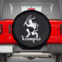 Mythical Krampus Spare Tire Cover Scary Christmas Horror Occult Holiday Eastern Folklore