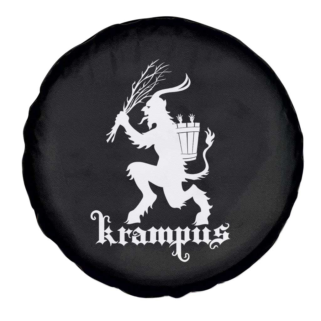 Mythical Krampus Spare Tire Cover Scary Christmas Horror Occult Holiday Eastern Folklore