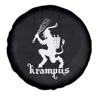 Mythical Krampus Spare Tire Cover Scary Christmas Horror Occult Holiday Eastern Folklore