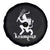 Mythical Krampus Spare Tire Cover Scary Christmas Horror Occult Holiday Eastern Folklore