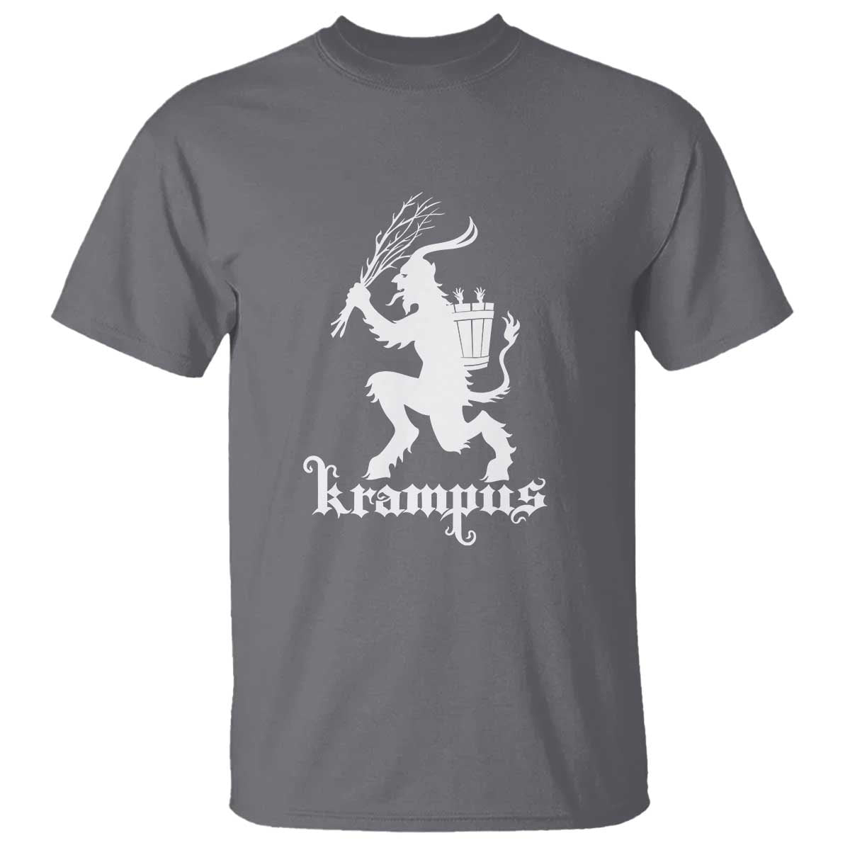 Mythical Krampus T Shirt Scary Christmas Horror Occult Holiday Eastern Folklore
