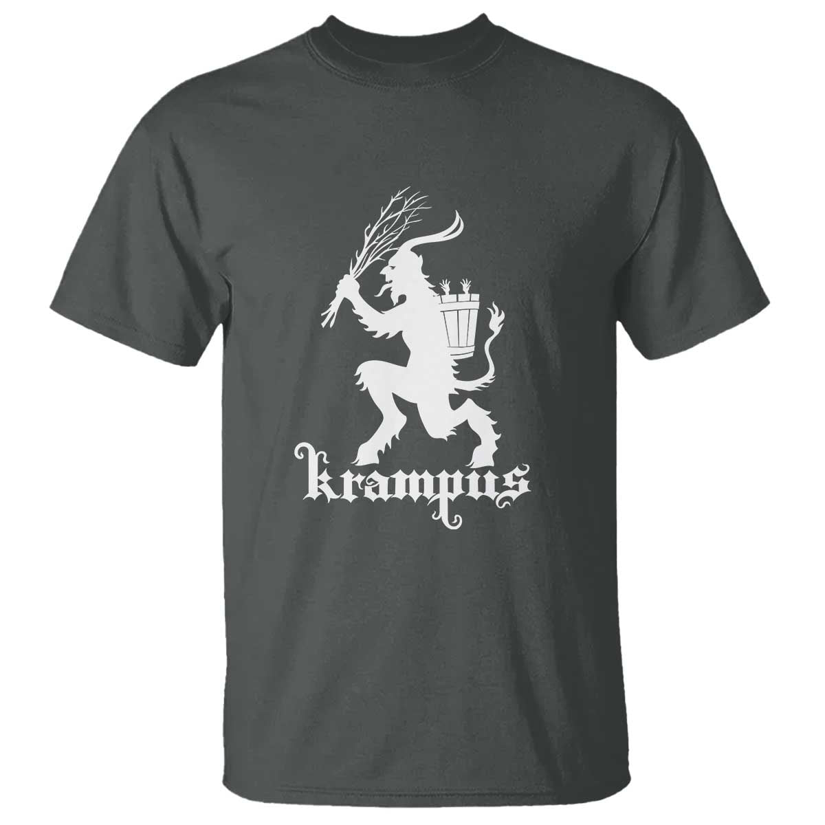 Mythical Krampus T Shirt Scary Christmas Horror Occult Holiday Eastern Folklore