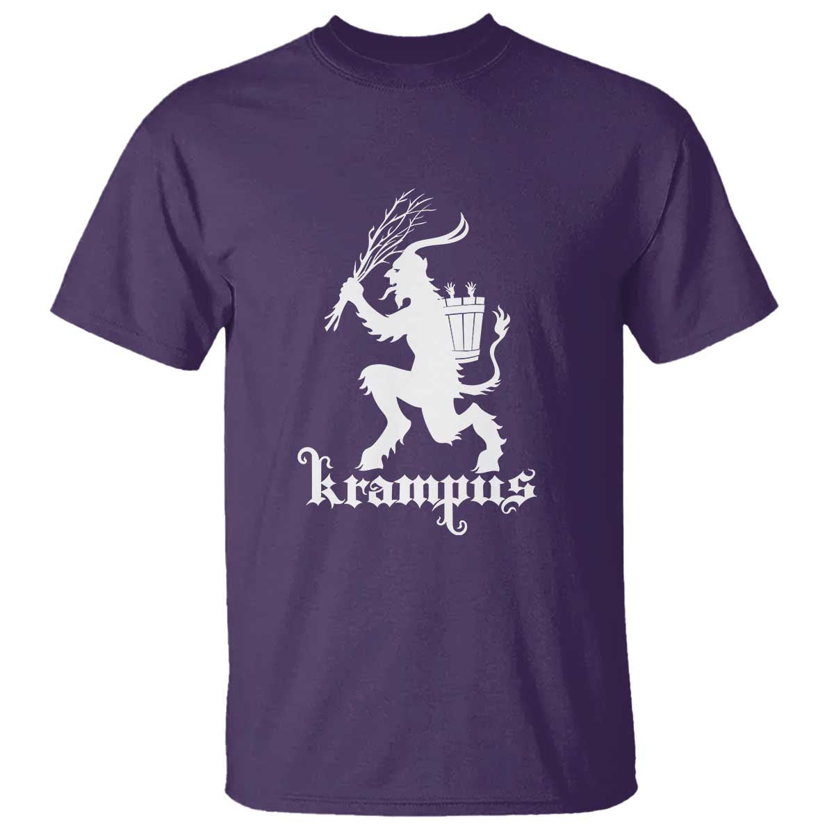 Mythical Krampus T Shirt Scary Christmas Horror Occult Holiday Eastern Folklore