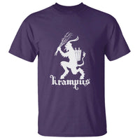 Mythical Krampus T Shirt Scary Christmas Horror Occult Holiday Eastern Folklore
