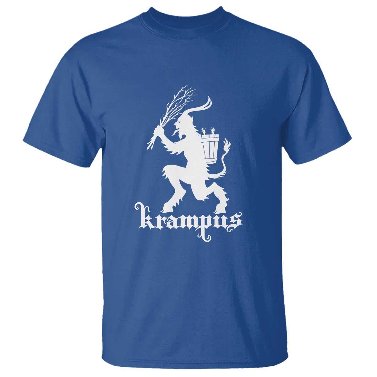 Mythical Krampus T Shirt Scary Christmas Horror Occult Holiday Eastern Folklore