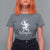 Mythical Krampus T Shirt For Women Scary Christmas Horror Occult Holiday Eastern Folklore