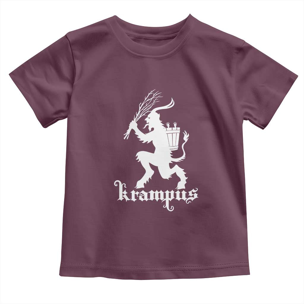 Mythical Krampus Toddler T Shirt Scary Christmas Horror Occult Holiday Eastern Folklore