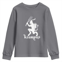Mythical Krampus Youth Sweatshirt Scary Christmas Horror Occult Holiday Eastern Folklore