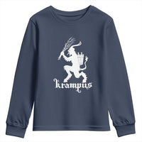 Mythical Krampus Youth Sweatshirt Scary Christmas Horror Occult Holiday Eastern Folklore