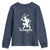 Mythical Krampus Youth Sweatshirt Scary Christmas Horror Occult Holiday Eastern Folklore