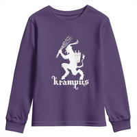 Mythical Krampus Youth Sweatshirt Scary Christmas Horror Occult Holiday Eastern Folklore