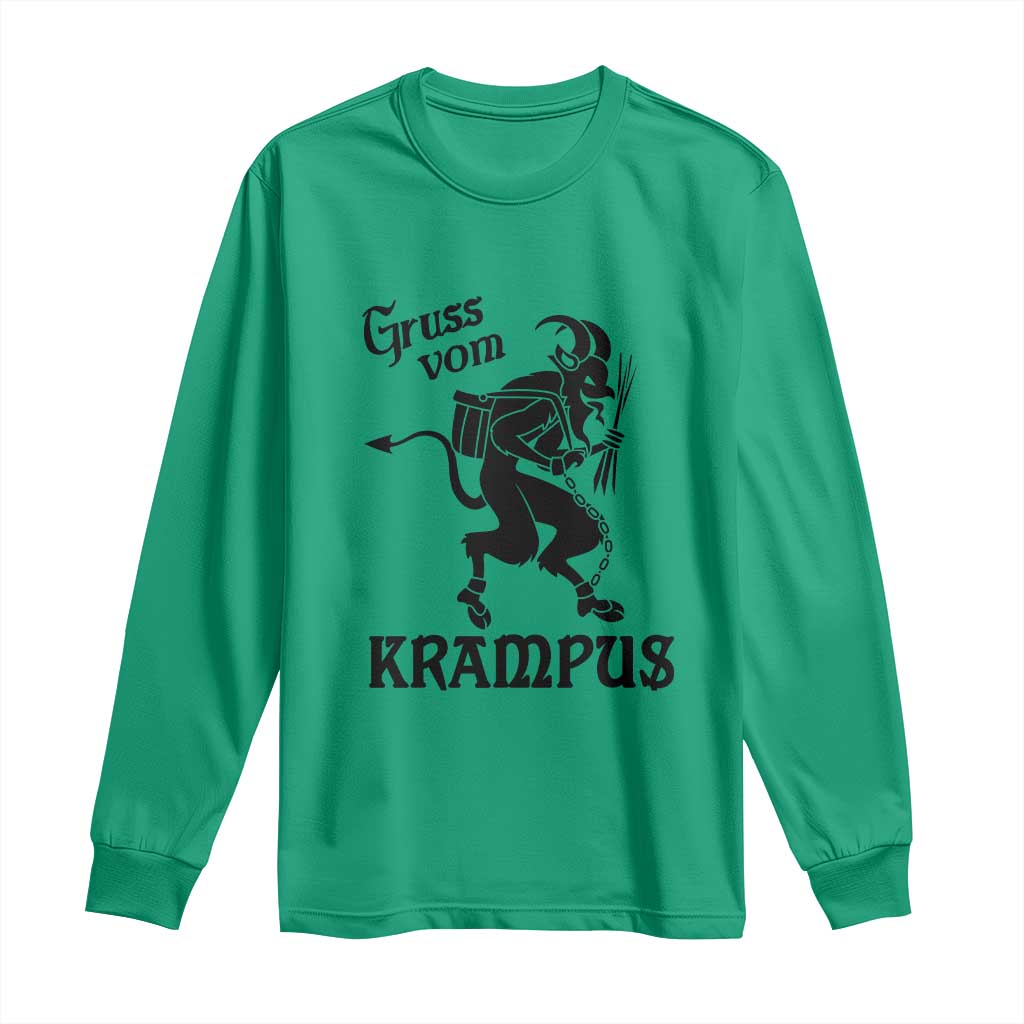 Krampus Long Sleeve Shirt Gruss Vom Greetings