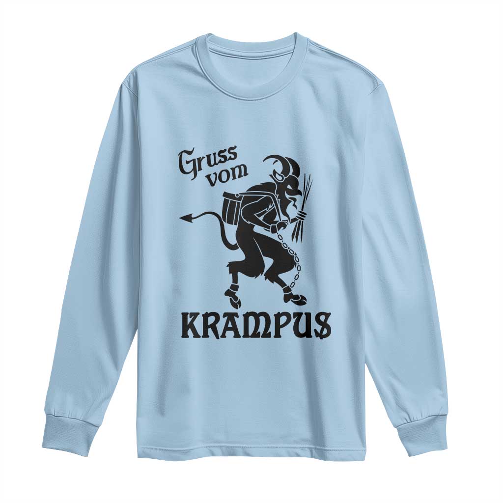 Krampus Long Sleeve Shirt Gruss Vom Greetings