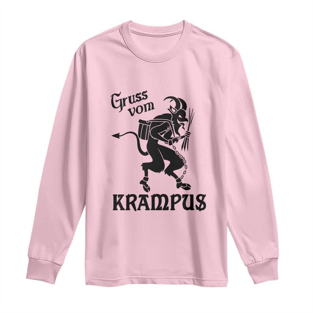 Krampus Long Sleeve Shirt Gruss Vom Greetings