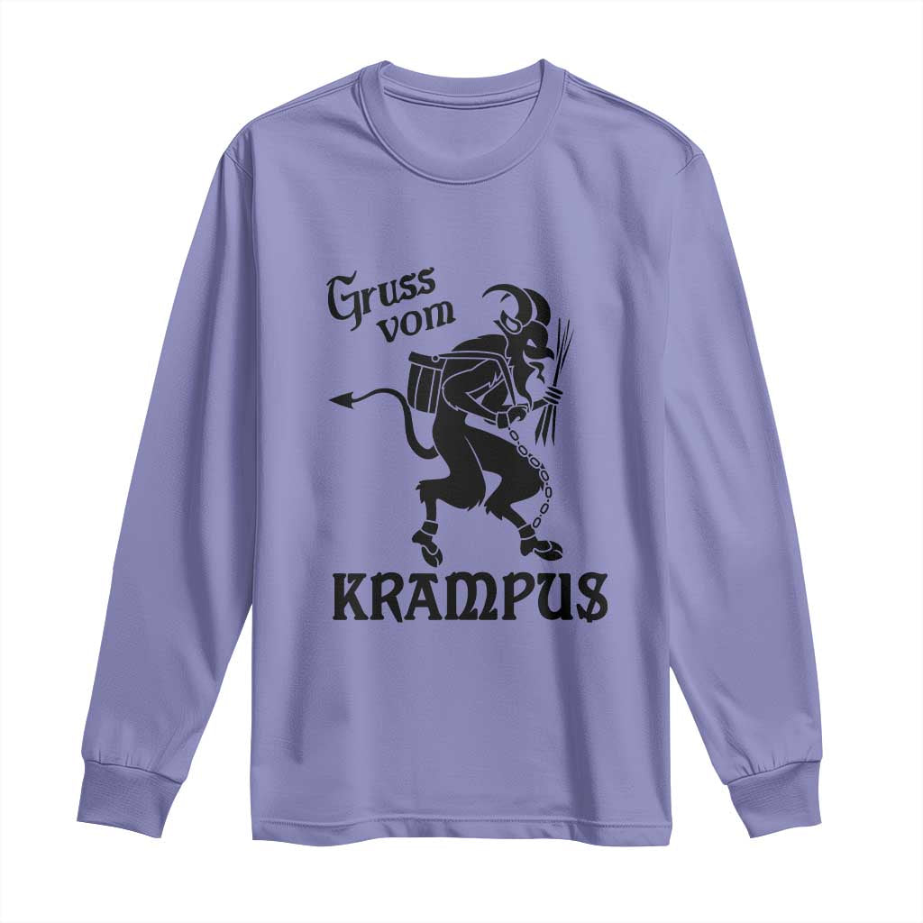 Krampus Long Sleeve Shirt Gruss Vom Greetings