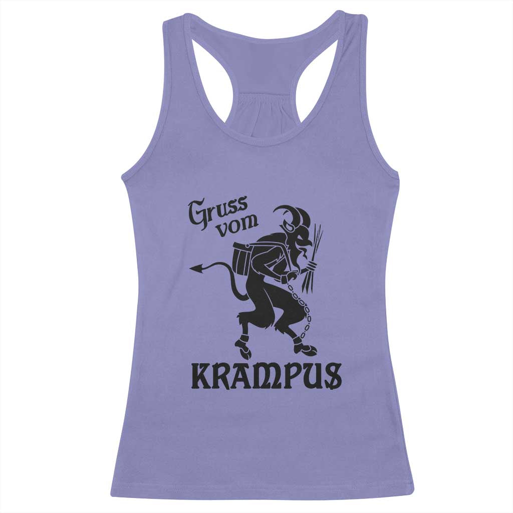 Krampus Racerback Tank Top Gruss Vom Greetings