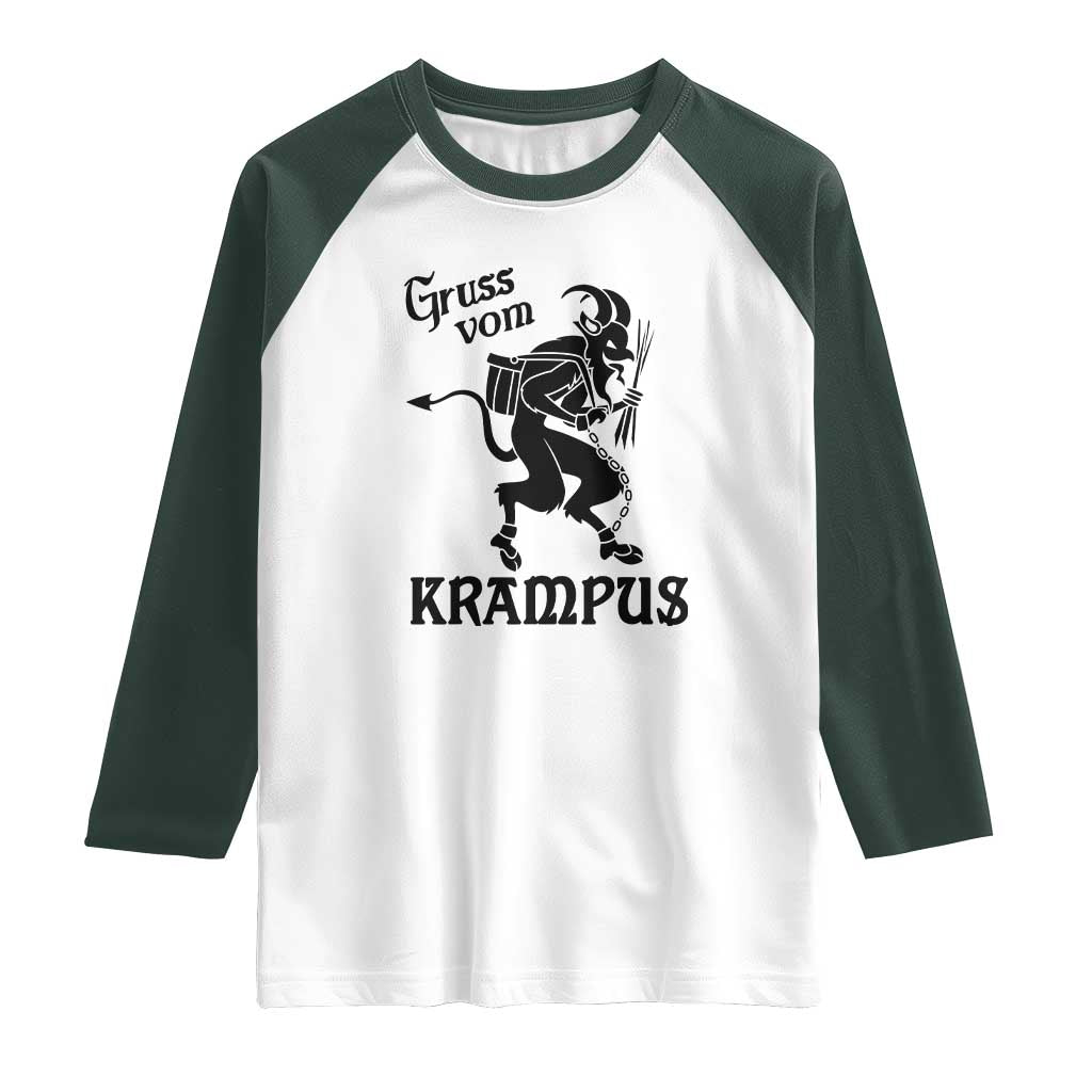 Krampus Raglan Shirt Gruss Vom Greetings