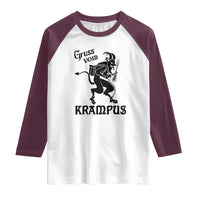 Krampus Raglan Shirt Gruss Vom Greetings