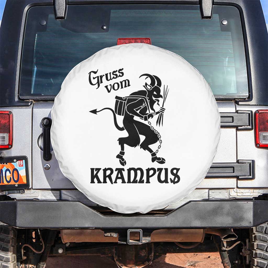 Krampus Spare Tire Cover Gruss Vom Greetings
