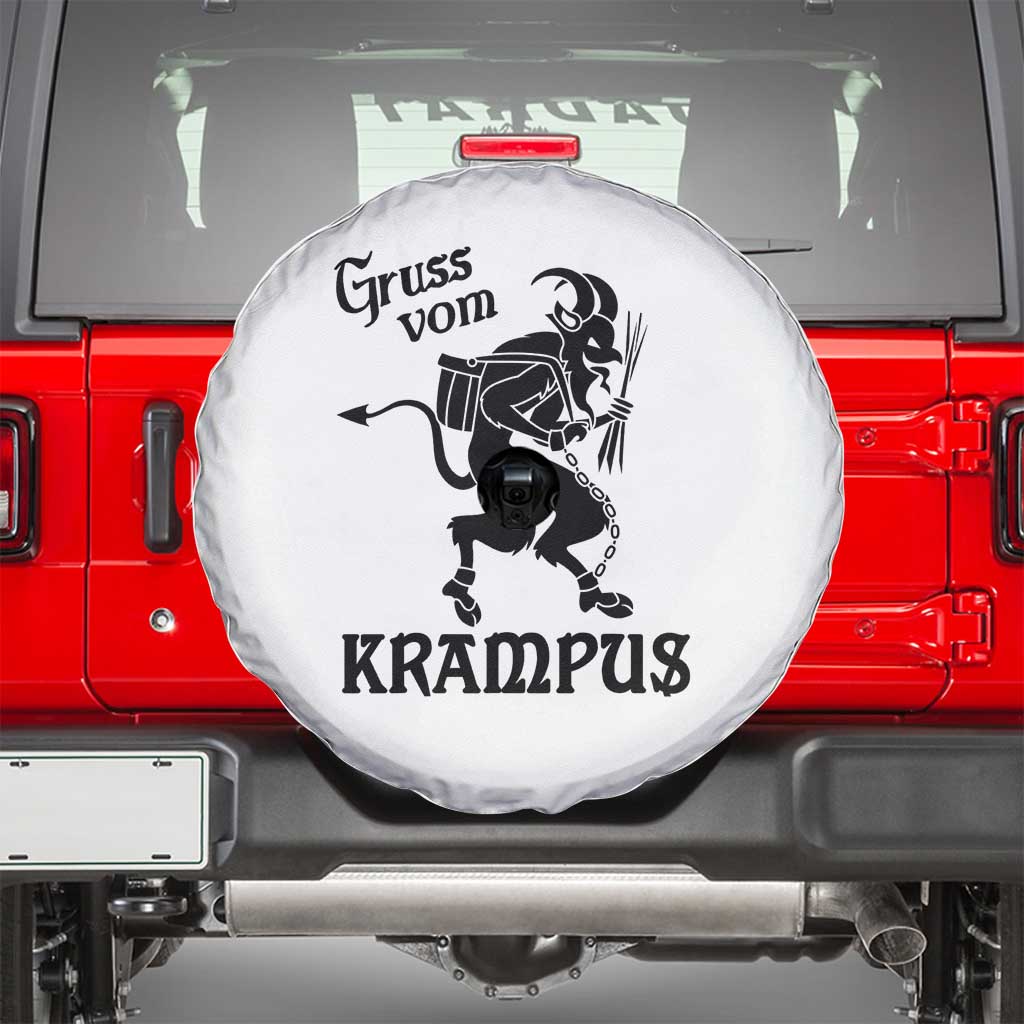 Krampus Spare Tire Cover Gruss Vom Greetings