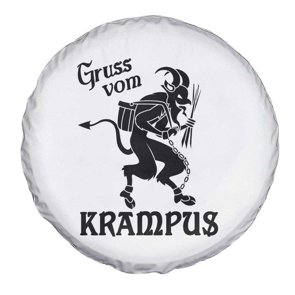 Krampus Spare Tire Cover Gruss Vom Greetings