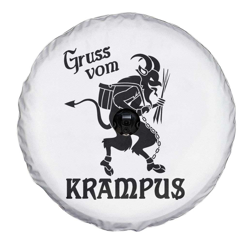 Krampus Spare Tire Cover Gruss Vom Greetings