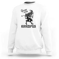 Krampus Sweatshirt Gruss Vom Greetings - Wonder Print Shop