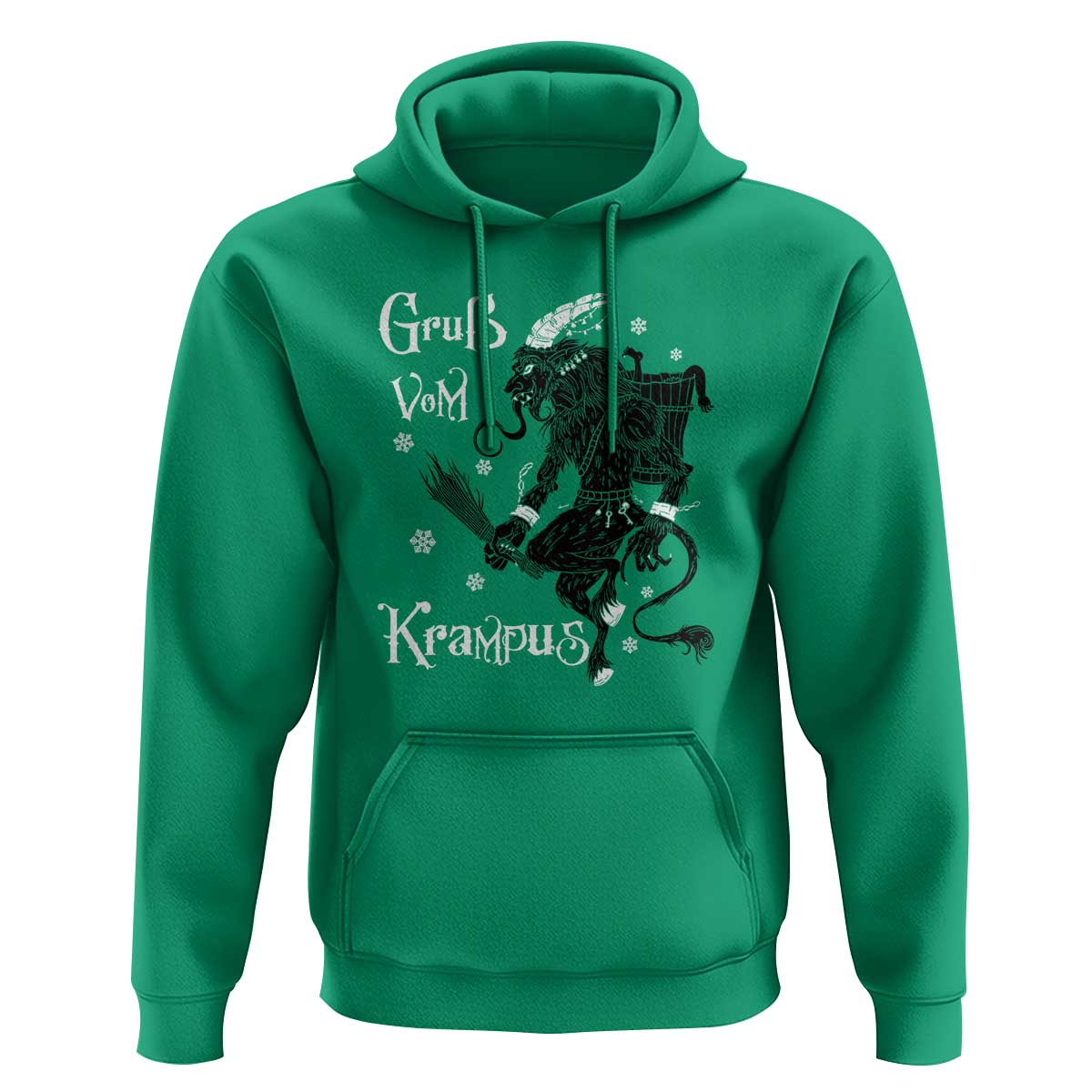 Mythical Krampus Hoodie Gruss Vom Christmas Horror Figure Greeting