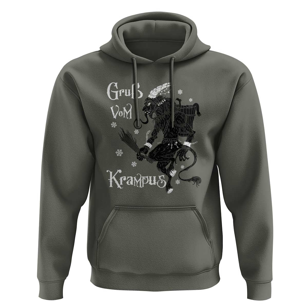 Mythical Krampus Hoodie Gruss Vom Christmas Horror Figure Greeting