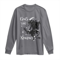 Mythical Krampus Long Sleeve Shirt Gruss Vom Christmas Horror Figure Greeting