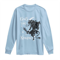 Mythical Krampus Long Sleeve Shirt Gruss Vom Christmas Horror Figure Greeting