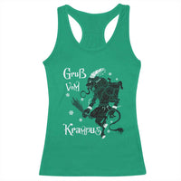Mythical Krampus Racerback Tank Top Gruss Vom Christmas Horror Figure Greeting