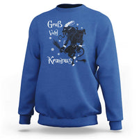 Mythical Krampus Sweatshirt Gruss Vom Christmas Horror Figure Greeting